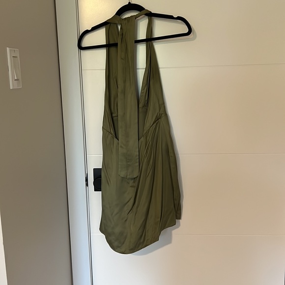 Olive green Zara dress - Picture 4 of 4